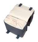 Sakwy BASIL FLAIR DOUBLE BICYCLE BAG, HOOK-ON, 35L, Wodoodporna, Navy (NEW 2025)