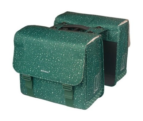 Sakwy BASIL FLAIR DOUBLE BICYCLE BAG, MIK z adapterem do mocowania (ready to go), 35L, Wodoodporna, Green (NEW 2025) Sakwy BASIL FLAIR DOUBLE BICYCLE BAG, MIK z adapterem do mocowania (ready to go), 35L, Wodoodporna, Green (NEW 2025)