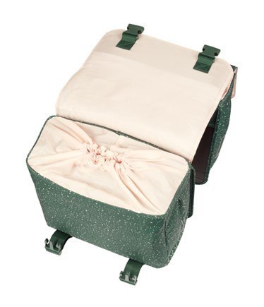 Sakwy BASIL FLAIR DOUBLE BICYCLE BAG, MIK z adapterem do mocowania (ready to go), 35L, Wodoodporna, Green (NEW 2025) Sakwy BASIL FLAIR DOUBLE BICYCLE BAG, MIK z adapterem do mocowania (ready to go), 35L, Wodoodporna, Green (NEW 2025)