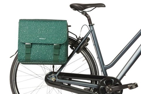 Sakwy BASIL FLAIR DOUBLE BICYCLE BAG, MIK z adapterem do mocowania (ready to go), 35L, Wodoodporna, Green (NEW 2025) Sakwy BASIL FLAIR DOUBLE BICYCLE BAG, MIK z adapterem do mocowania (ready to go), 35L, Wodoodporna, Green (NEW 2025)