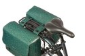 Sakwy BASIL FLAIR DOUBLE BICYCLE BAG, MIK z adapterem do mocowania (ready to go), 35L, Wodoodporna, Green (NEW 2025)