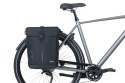 Sakwy BASIL MOVE DOUBLE BICYCLE BAG, UNIVERSAL BRIDGE, 30L, Wodoodporna, Black (NEW 2025)