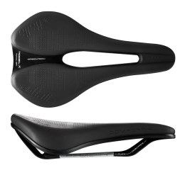 Siodło SELLE ITALIA MODEL X COMFORT + SUPERFLOW L (id match L3), FeC Alloy Rail, 415g, Czarne (NEW 2025)