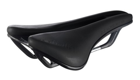 Siodło SELLE ITALIA MODEL X COMFORT + SUPERFLOW L (id match L3), FeC Alloy Rail, 415g, Czarne (NEW 2025) Siodło SELLE ITALIA MODEL X COMFORT + SUPERFLOW L (id match L3), FeC Alloy Rail, 415g, Czarne (NEW 2025)