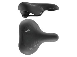 Siodło SELLEROYAL AURORAE RELAXED 90st. unisex piankowe Slow Fit Foam, Foam Matrix, Black Soft touch Mokka + elastomery 677g (NE