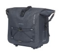 Torba na bagażnik BASIL NAVIGATOR STORM, MIK z adapterem do mocowania (ready to go), 13L, Wodoodporna, Czarna (NEW 2025)