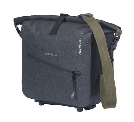 Torba na bagażnik BASIL NAVIGATOR STORM, MIK z adapterem do mocowania (ready to go), 13L, Wodoodporna, Czarna (NEW 2025) Torba na bagażnik BASIL NAVIGATOR STORM, MIK z adapterem do mocowania (ready to go), 13L, Wodoodporna, Czarna (NEW 2025)
