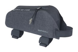 Torba na ramę BASIL NAVIGATOR STORM, Paski Velcro, 0,8L, Wodoodporna, Czarna (NEW 2025)
