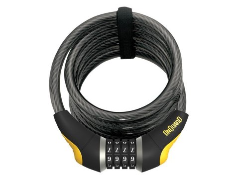 Zapięcie rowerowe ONGUARD Doberman 8031L Linka - 12mm 240cm - SZYFR (NEW)