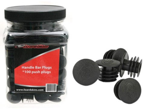Korki do kierownicy LIZARDSKINS BAR PLUGS czarne pudełko 50 par (NEW) Korki do kierownicy LIZARDSKINS BAR PLUGS czarne pudełko 50 par (NEW)