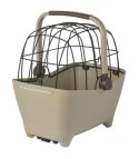 Kosz na tylny bagażnik BASIL BUDDY DOG BICYCLE BASKET REAR MIK, MIK system (ready to go) plastik, poduszka, biscotti brown (NEW 
