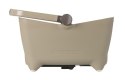 Kosz na tylny bagażnik BASIL BUDDY DOG BICYCLE BASKET REAR MIK, MIK system (ready to go) plastik, poduszka, biscotti brown (NEW 