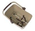 Kosz na tylny bagażnik BASIL BUDDY DOG BICYCLE BASKET REAR MIK, MIK system (ready to go) plastik, poduszka, biscotti brown (NEW 