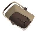 Kosz na tylny bagażnik BASIL BUDDY DOG BICYCLE BASKET REAR MIK, MIK system (ready to go) plastik, poduszka, biscotti brown (NEW 