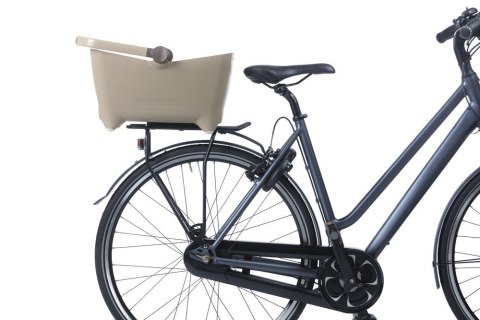 Kosz na tylny bagażnik BASIL BUDDY DOG BICYCLE BASKET REAR MIK, MIK system (ready to go) plastik, poduszka, biscotti brown (NEW Kosz na tylny bagażnik BASIL BUDDY DOG BICYCLE BASKET REAR MIK, MIK system (ready to go) plastik, poduszka, biscotti brown (NEW
