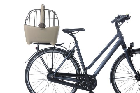 Kosz na tylny bagażnik BASIL BUDDY DOG BICYCLE BASKET REAR MIK, MIK system (ready to go) plastik, poduszka, biscotti brown (NEW Kosz na tylny bagażnik BASIL BUDDY DOG BICYCLE BASKET REAR MIK, MIK system (ready to go) plastik, poduszka, biscotti brown (NEW