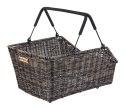 Kosz na tylny bagażnik BASIL CENTO RATTAN LOOK MIK, MIK System (ready to go) wodoodporny nature brown (NEW 2025)