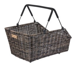 Kosz na tylny bagażnik BASIL CENTO RATTAN LOOK MIK, MIK System (ready to go) wodoodporny nature brown (NEW 2025)