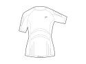 Koszulka damska FUSE ALLSEASON Megalight 200 T-Shirt / L biała (WYPRZEDAŻ -60%)