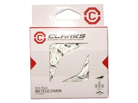 Łańcuch rowerowy CLARK'S YBN CL20 RB SHIMANO SRAM (5-6 Biegów, 1/2"x3/32", dł.116ogniw, szer.7.8mm, spinka do łańcucha) Antykoro Łańcuch rowerowy CLARK'S YBN CL20 RB SHIMANO SRAM (5-6 Biegów, 1/2"x3/32", dł.116ogniw, szer.7.8mm, spinka do łańcucha) Antykoro