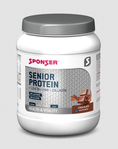 Odżywka SPONSER SENIOR PROTEIN Czekoladowy Puszka 455g (NEW 2025) Odżywka SPONSER SENIOR PROTEIN Czekoladowy Puszka 455g (NEW 2025)