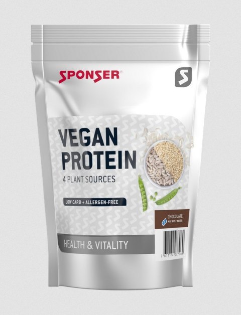 Odżywka SPONSER VEGAN PROTEIN Czekolada Puszka 480g (NEW 2025)