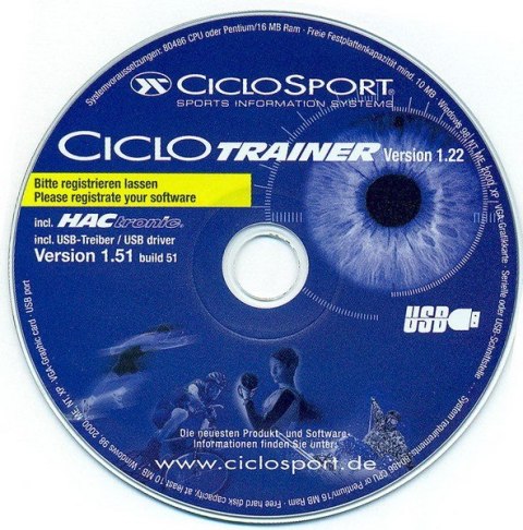 Oprogramowanie CICLOSPORT CICLO TRAINER (WYPRZEDAŻ -60%) Oprogramowanie CICLOSPORT CICLO TRAINER (WYPRZEDAŻ -60%)