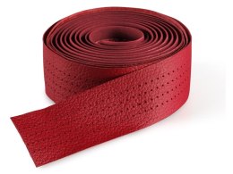 Owijka na kierownicę SELLE ITALIA SMOOTAPE Classica, 2,5mm, Żel, Perforowana skóra, Czerwona (NEW)