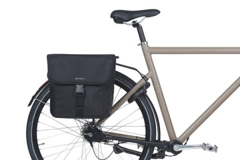Sakwa miejska podwójna BASIL GO DOUBLE BAG 32L, Universal Bridge System, solid black (NEW 2025) Sakwa miejska podwójna BASIL GO DOUBLE BAG 32L, Universal Bridge System, solid black (NEW 2025)