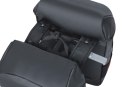 Sakwa miejska podwójna BASIL MILES TARPAULIN DOUBLE PANNIER BAG MIK 34L, MIK System (ready to go), 100% wodoodporna black orange