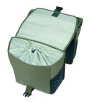 Sakwy BASIL GO DOUBLE BAG, UNIVERSAL BRIDGE, 32L, Dark Green (NEW 2025)