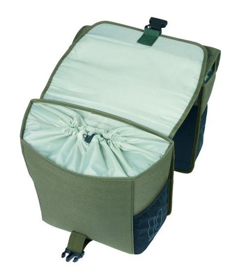 Sakwy BASIL GO DOUBLE BAG, UNIVERSAL BRIDGE, 32L, Dark Green (NEW 2025) Sakwy BASIL GO DOUBLE BAG, UNIVERSAL BRIDGE, 32L, Dark Green (NEW 2025)