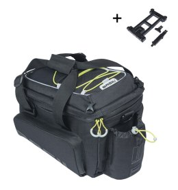 Torba na bagażnik BASIL MILES TARPAULIN TRUNKBAG XL PRO MIK 9-36L, MIK System (ready to go), 100% wodoodporna black lime (NEW 20