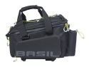 Torba na bagażnik BASIL MILES TARPAULIN TRUNKBAG XL PRO MIK 9-36L, MIK System (ready to go), 100% wodoodporna black lime (NEW 20