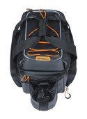 Torba na bagażnik BASIL MILES TARPAULIN TRUNKBAG XL PRO MIK 9-36L, MIK System (ready to go), 100% wodoodporna black orange (bez 