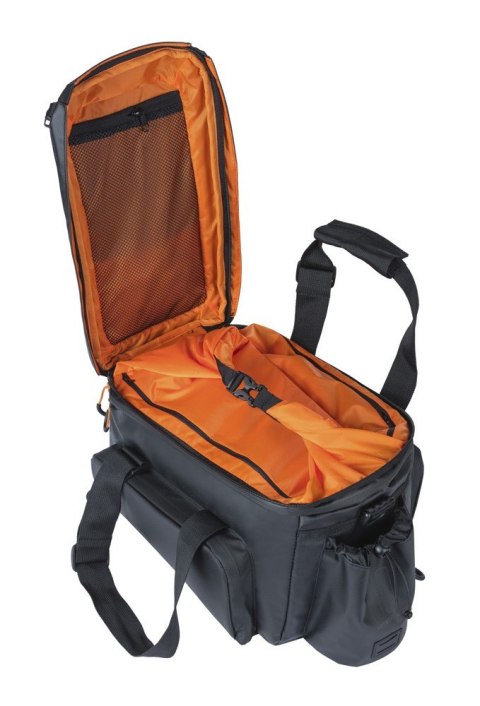Torba na bagażnik BASIL MILES TARPAULIN TRUNKBAG XL PRO MIK 9-36L, MIK System (ready to go), 100% wodoodporna black orange (bez Torba na bagażnik BASIL MILES TARPAULIN TRUNKBAG XL PRO MIK 9-36L, MIK System (ready to go), 100% wodoodporna black orange (bez