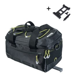 Torba na bagażnik BASIL MILES TRUNKBAG MIK 7 L MIK System (ready to go), 100% wodoodporna black lime (NEW 2025)