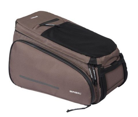 Torba na bagażnik BASIL MOVE TRUNK BAG, do stosowania z MIK, 10-26L, Wodoodporna, Brown (NEW 2025) Torba na bagażnik BASIL MOVE TRUNK BAG, do stosowania z MIK, 10-26L, Wodoodporna, Brown (NEW 2025)