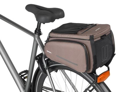 Torba na bagażnik BASIL MOVE TRUNK BAG, do stosowania z MIK, 10-26L, Wodoodporna, Brown (NEW 2025) Torba na bagażnik BASIL MOVE TRUNK BAG, do stosowania z MIK, 10-26L, Wodoodporna, Brown (NEW 2025)