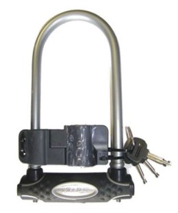 Zapięcie rowerowe MASTERLOCK 8195 U-LOCK 13mm 110mm 210mm srebrne (NEW)