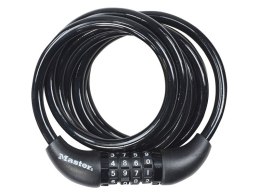 Zapięcie rowerowe MASTERLOCK QUANTUM 8221 8mm 180cm SZYFR czarne (NEW)