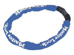 Zapięcie rowerowe MASTERLOCK QUANTUM 8392 ŁAŃCUCH 8mm 40mm 90cm SZYFR niebieskie (NEW)