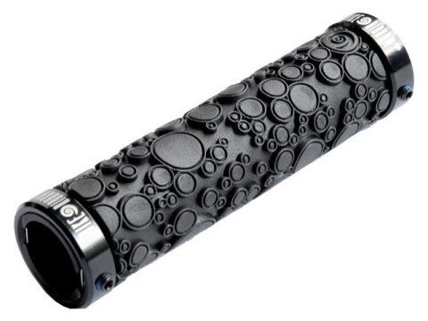 Chwyty kierownicy BIKE RIBBON BUBBLES LOCK-ON MTB GRIP czarne (NEW) Chwyty kierownicy BIKE RIBBON BUBBLES LOCK-ON MTB GRIP czarne (NEW)