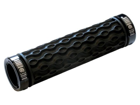 Chwyty kierownicy BIKE RIBBON OOOOH LOCK-ON MTB GRIP czarne (NEW)