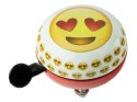 Dzwonek rowerowy WIDEK DING DONG EMOTICONS Heart Eyes 1szt. (NEW)