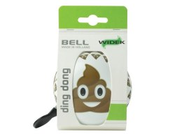 Dzwonek rowerowy WIDEK DING DONG EMOTICONS Poo 1szt. (DWZ)