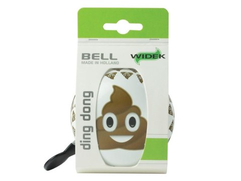 Dzwonek rowerowy WIDEK DING DONG EMOTICONS Poo 1szt. (DWZ) Dzwonek rowerowy WIDEK DING DONG EMOTICONS Poo 1szt. (DWZ)