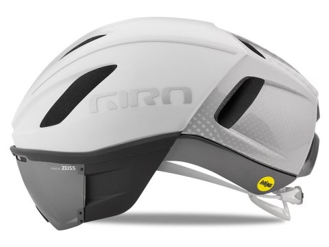 Kask czasowy GIRO VANQUISH INTEGRATED MIPS matte white silver roz. M (55-59 cm) (NEW) Kask czasowy GIRO VANQUISH INTEGRATED MIPS matte white silver roz. M (55-59 cm) (NEW)