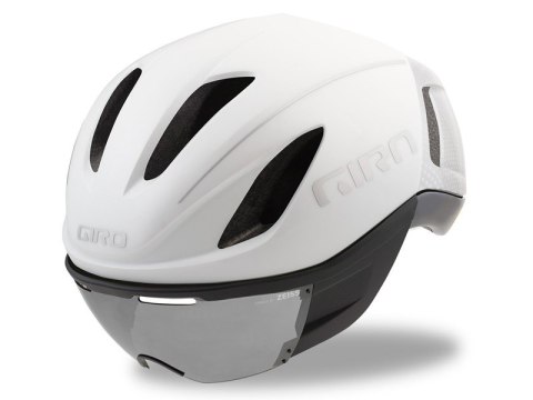 Kask czasowy GIRO VANQUISH INTEGRATED MIPS matte white silver roz. M (55-59 cm) (NEW) Kask czasowy GIRO VANQUISH INTEGRATED MIPS matte white silver roz. M (55-59 cm) (NEW)