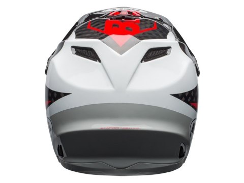 Kask full face BELL FULL-9 CARBON gloss white black hibiscus rio roz. M (55-57 cm) Kask full face BELL FULL-9 CARBON gloss white black hibiscus rio roz. M (55-57 cm)